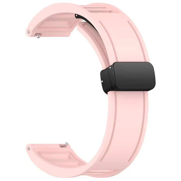 For Huawei Watch 4 / Watch 4 Pro / Watch GT 4 46mm Magnetic Watch Band 22mm Width Silicone Strap Quick Release