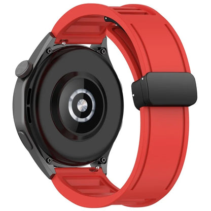 For Huawei Watch 4 / Watch 4 Pro / Watch GT 4 46mm Magnetic Watch Band 22mm Width Silicone Strap Quick Release