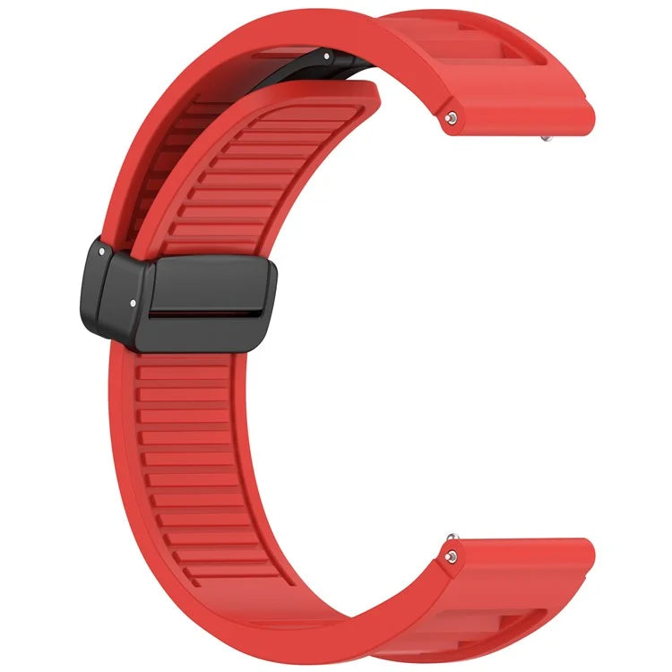 For Huawei Watch 4 / Watch 4 Pro / Watch GT 4 46mm Magnetic Watch Band 22mm Width Silicone Strap Quick Release