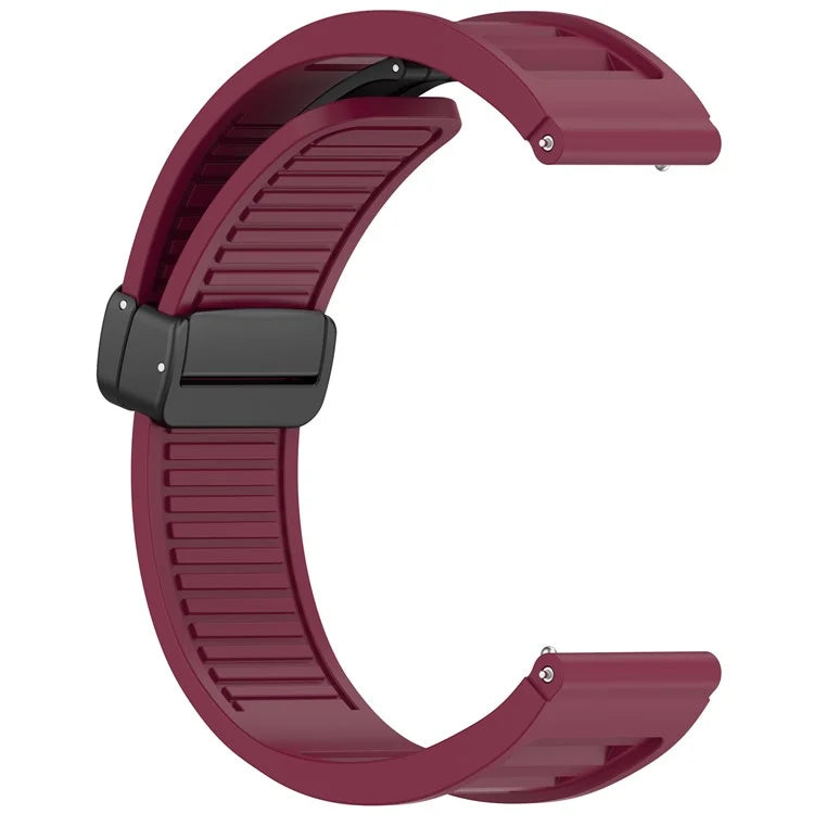 For Huawei Watch 4 / Watch 4 Pro / Watch GT 4 46mm Magnetic Watch Band 22mm Width Silicone Strap Quick Release
