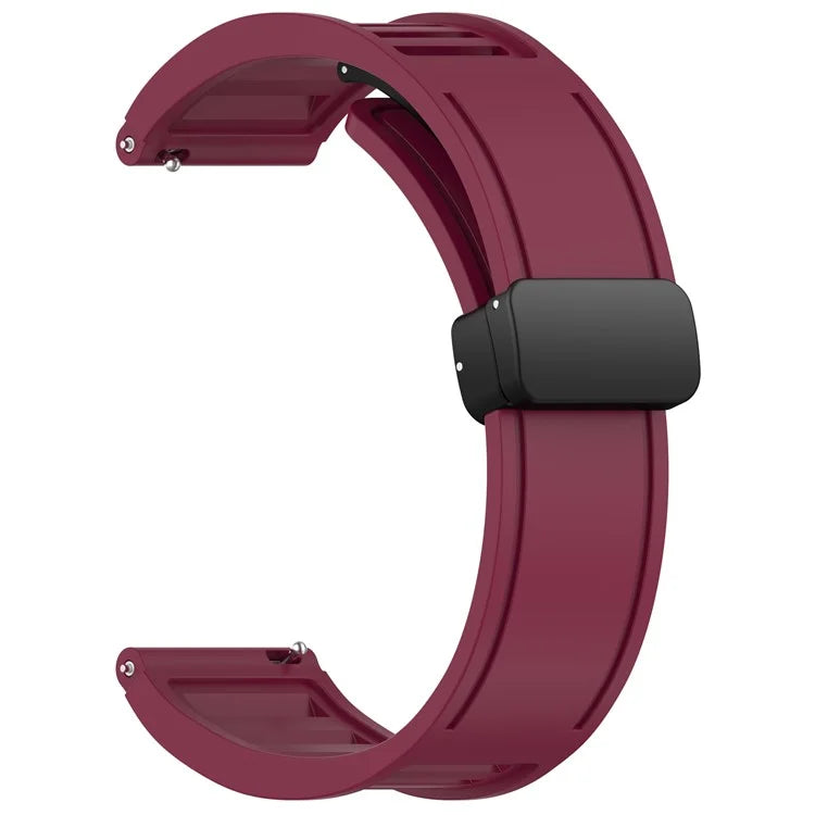 For Huawei Watch 4 / Watch 4 Pro / Watch GT 4 46mm Magnetic Watch Band 22mm Width Silicone Strap Quick Release