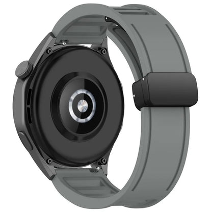For Huawei Watch 4 / Watch 4 Pro / Watch GT 4 46mm Magnetic Watch Band 22mm Width Silicone Strap Quick Release