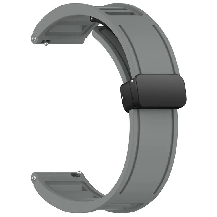 For Huawei Watch 4 / Watch 4 Pro / Watch GT 4 46mm Magnetic Watch Band 22mm Width Silicone Strap Quick Release
