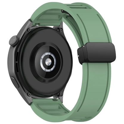 For Huawei Watch 4 / Watch 4 Pro / Watch GT 4 46mm Magnetic Watch Band 22mm Width Silicone Strap Quick Release