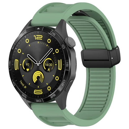 For Huawei Watch 4 / Watch 4 Pro / Watch GT 4 46mm Magnetic Watch Band 22mm Width Silicone Strap Quick Release