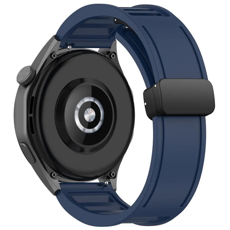 For Huawei Watch 4 / Watch 4 Pro / Watch GT 4 46mm Magnetic Watch Band 22mm Width Silicone Strap Quick Release
