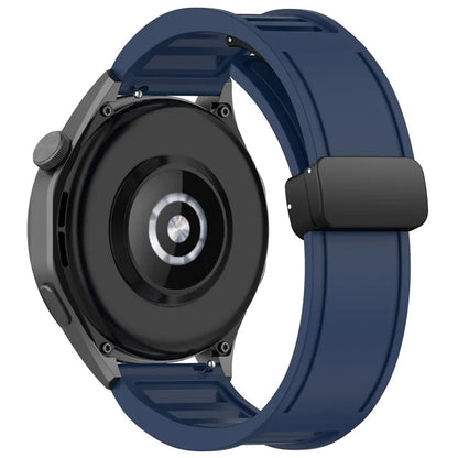 For Huawei Watch 4 / Watch 4 Pro / Watch GT 4 46mm Magnetic Watch Band 22mm Width Silicone Strap Quick Release