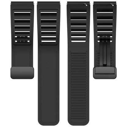 For Huawei Watch 4 / Watch 4 Pro / Watch GT 4 46mm Magnetic Watch Band 22mm Width Silicone Strap Quick Release