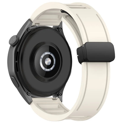 For Huawei Watch 4 / Watch 4 Pro / Watch GT 4 46mm Magnetic Watch Band 22mm Width Silicone Strap Quick Release