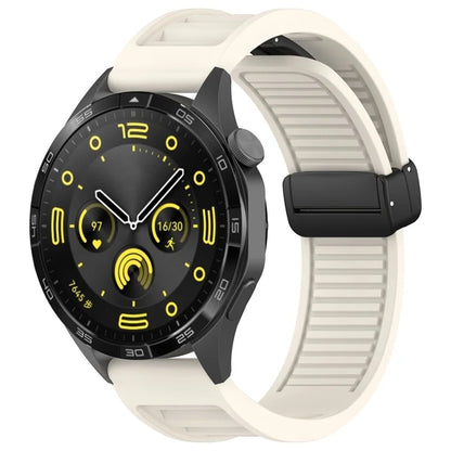 For Huawei Watch 4 / Watch 4 Pro / Watch GT 4 46mm Magnetic Watch Band 22mm Width Silicone Strap Quick Release