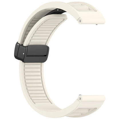 For Huawei Watch 4 / Watch 4 Pro / Watch GT 4 46mm Magnetic Watch Band 22mm Width Silicone Strap Quick Release