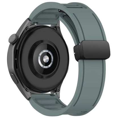 For Huawei Watch 4 / Watch 4 Pro / Watch GT 4 46mm Magnetic Watch Band 22mm Width Silicone Strap Quick Release