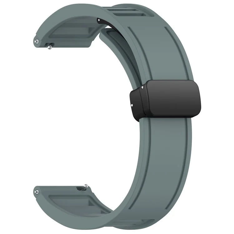 For Huawei Watch 4 / Watch 4 Pro / Watch GT 4 46mm Magnetic Watch Band 22mm Width Silicone Strap Quick Release