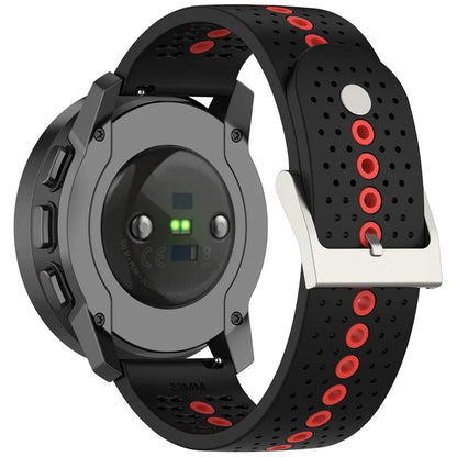 For Huawei Watch 4 / 4 Pro / GT 4 46mm Color Holes Watch Strap 22mm Universal Silicone Band