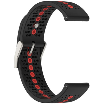For Huawei Watch 4 / 4 Pro / GT 4 46mm Color Holes Watch Strap 22mm Universal Silicone Band