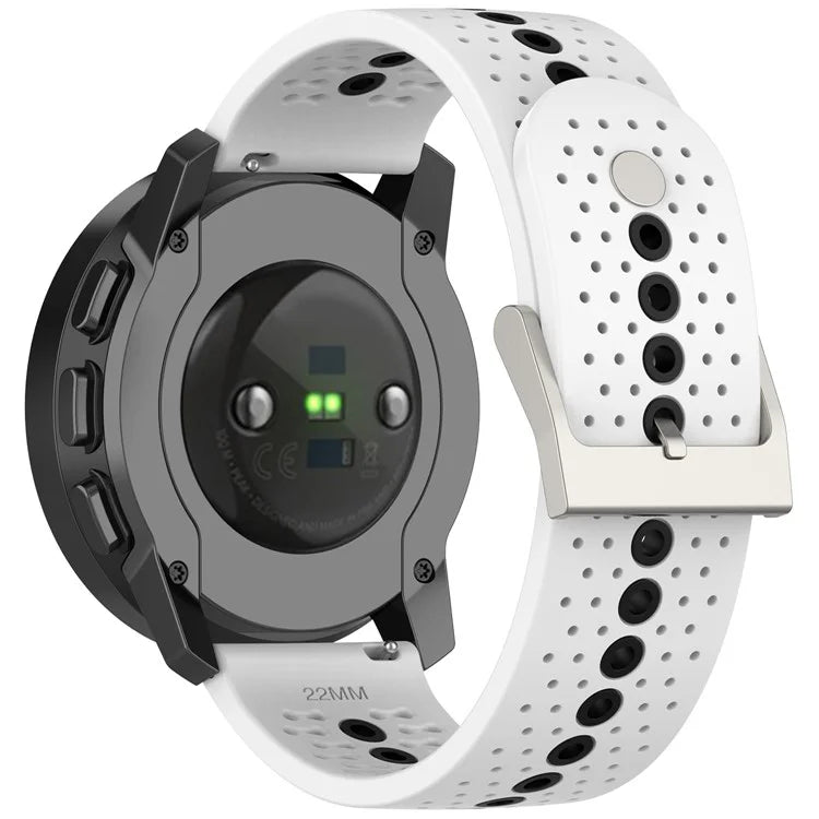 For Huawei Watch 4 / 4 Pro / GT 4 46mm Color Holes Watch Strap 22mm Universal Silicone Band