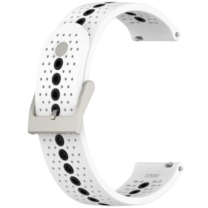 For Huawei Watch 4 / 4 Pro / GT 4 46mm Color Holes Watch Strap 22mm Universal Silicone Band