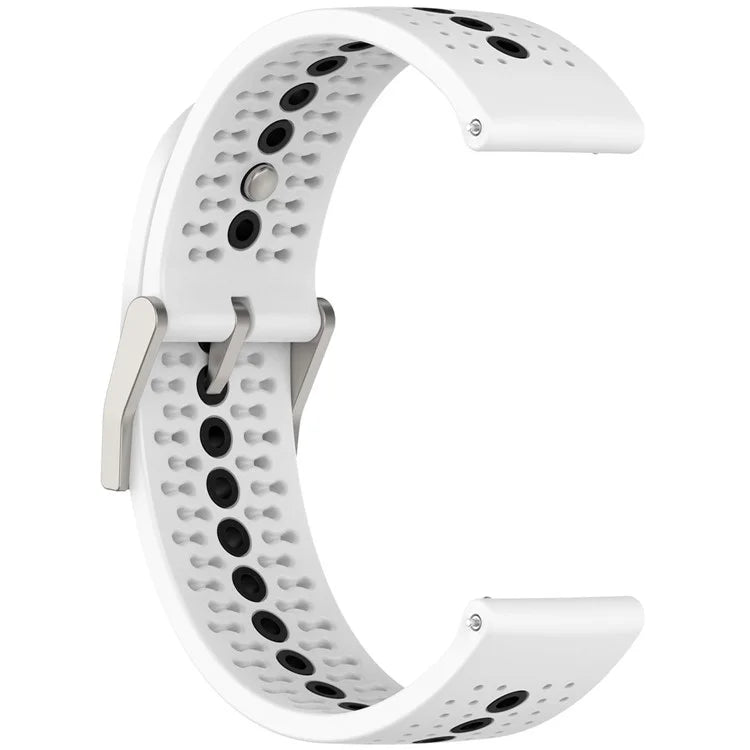 For Huawei Watch 4 / 4 Pro / GT 4 46mm Color Holes Watch Strap 22mm Universal Silicone Band