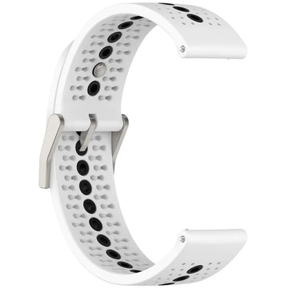 For Huawei Watch 4 / 4 Pro / GT 4 46mm Color Holes Watch Strap 22mm Universal Silicone Band