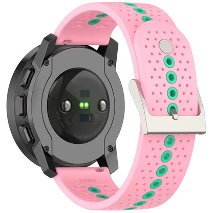 For Huawei Watch 4 / 4 Pro / GT 4 46mm Color Holes Watch Strap 22mm Universal Silicone Band