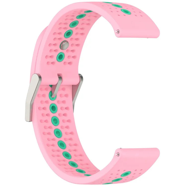For Huawei Watch 4 / 4 Pro / GT 4 46mm Color Holes Watch Strap 22mm Universal Silicone Band