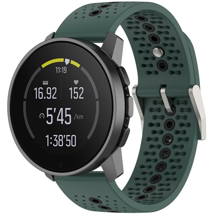 For Huawei Watch 4 / 4 Pro / GT 4 46mm Color Holes Watch Strap 22mm Universal Silicone Band