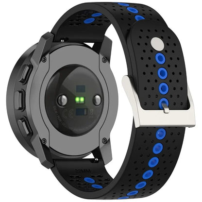 For Huawei Watch 4 / 4 Pro / GT 4 46mm Color Holes Watch Strap 22mm Universal Silicone Band