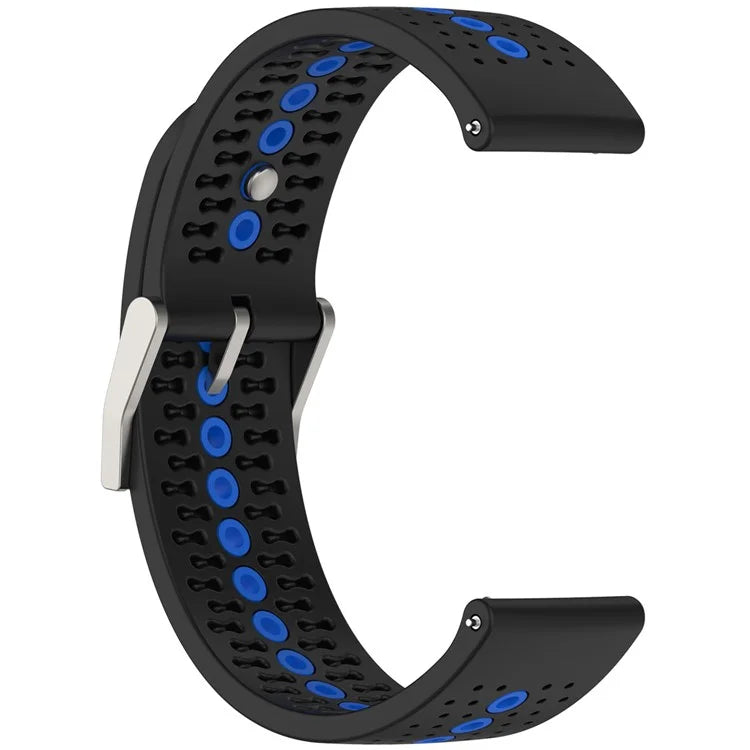 For Huawei Watch 4 / 4 Pro / GT 4 46mm Color Holes Watch Strap 22mm Universal Silicone Band