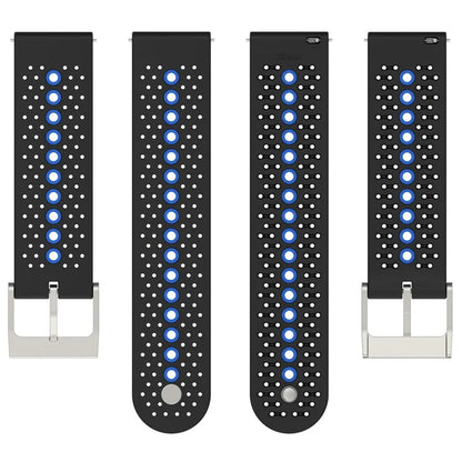 For Huawei Watch 4 / 4 Pro / GT 4 46mm Color Holes Watch Strap 22mm Universal Silicone Band