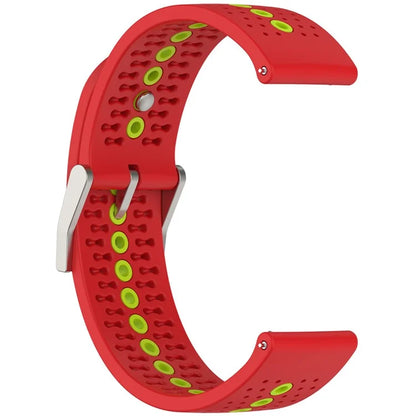 For Huawei Watch 4 / 4 Pro / GT 4 46mm Color Holes Watch Strap 22mm Universal Silicone Band
