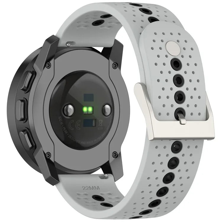 For Huawei Watch 4 / 4 Pro / GT 4 46mm Color Holes Watch Strap 22mm Universal Silicone Band