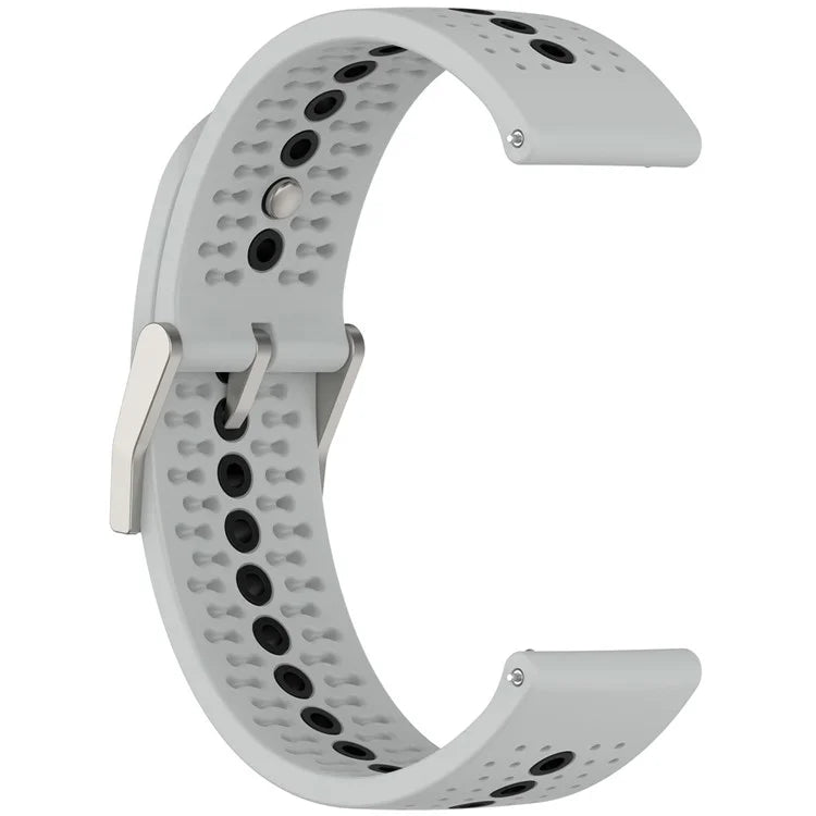 For Huawei Watch 4 / 4 Pro / GT 4 46mm Color Holes Watch Strap 22mm Universal Silicone Band
