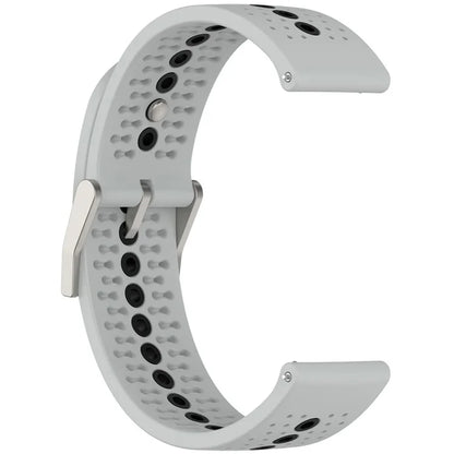 For Huawei Watch 4 / 4 Pro / GT 4 46mm Color Holes Watch Strap 22mm Universal Silicone Band