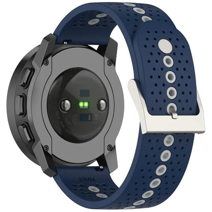 For Huawei Watch 4 / 4 Pro / GT 4 46mm Color Holes Watch Strap 22mm Universal Silicone Band