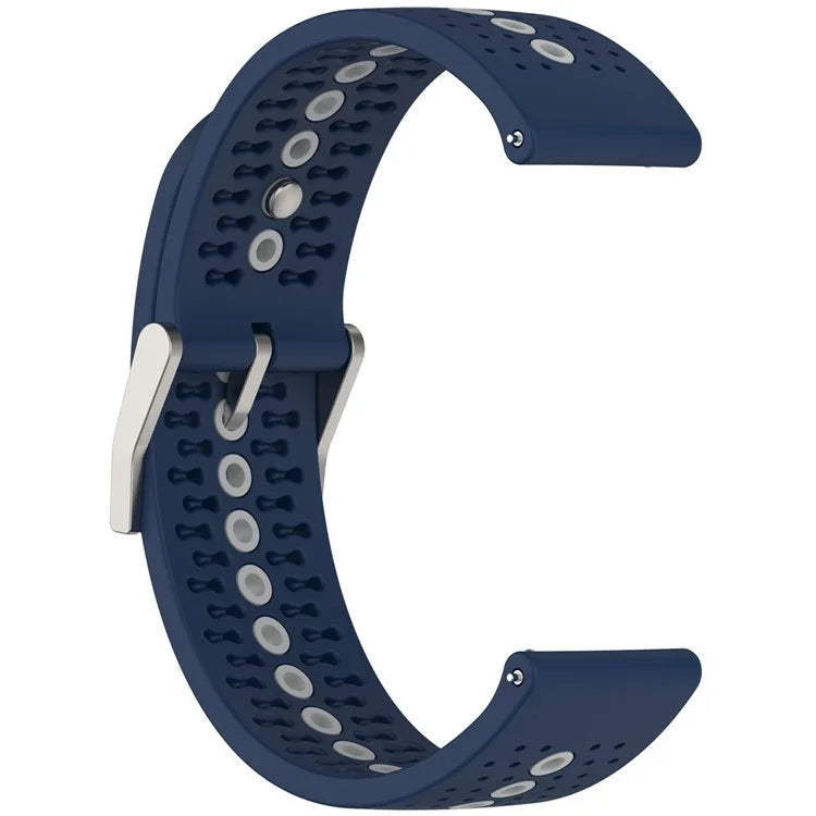 For Huawei Watch 4 / 4 Pro / GT 4 46mm Color Holes Watch Strap 22mm Universal Silicone Band