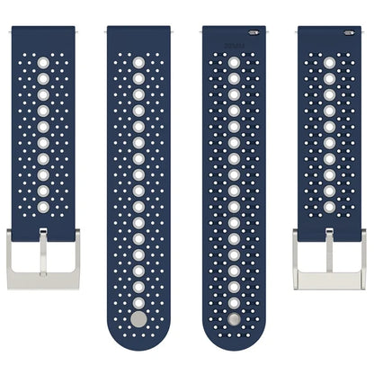 For Huawei Watch 4 / 4 Pro / GT 4 46mm Color Holes Watch Strap 22mm Universal Silicone Band