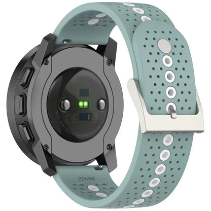 For Huawei Watch 4 / 4 Pro / GT 4 46mm Color Holes Watch Strap 22mm Universal Silicone Band