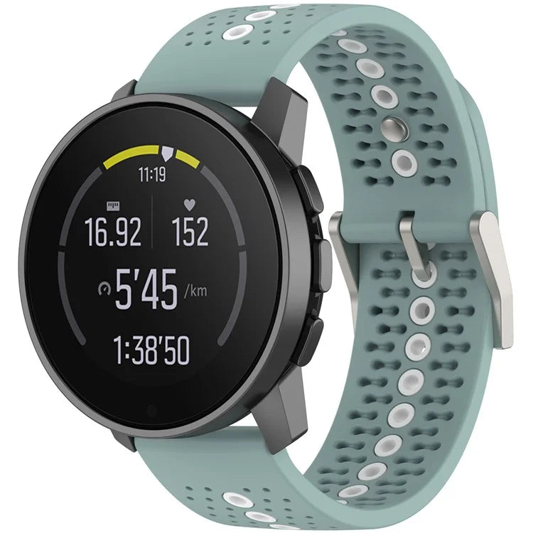 For Huawei Watch 4 / 4 Pro / GT 4 46mm Color Holes Watch Strap 22mm Universal Silicone Band