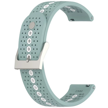 For Huawei Watch 4 / 4 Pro / GT 4 46mm Color Holes Watch Strap 22mm Universal Silicone Band