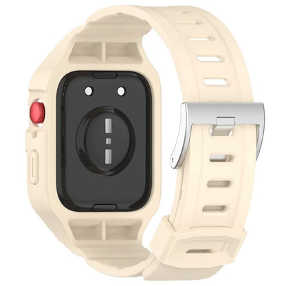 For Huawei Watch Fit 3 Watch Strap Integrated TPU Wrist Band with Case