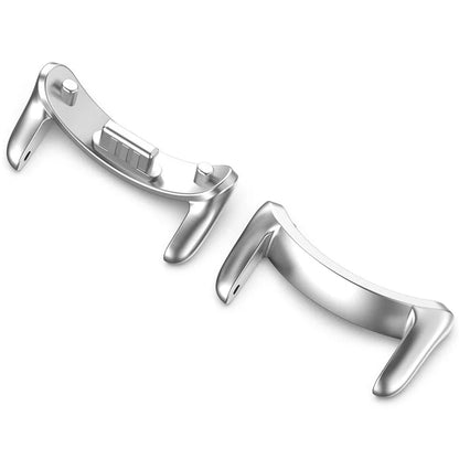 1 Pair for Xiaomi Mi Band 9 / 9 NFC / Smart Band 8 / 8 NFC Watch Strap Connector 14mm Stainless Steel Adapter