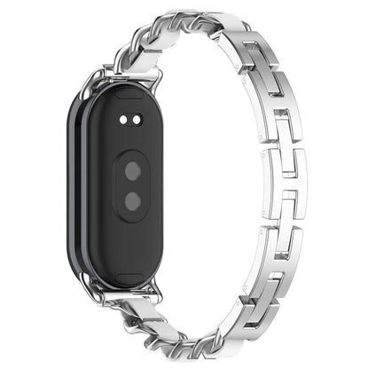 For Xiaomi Mi Band 9 / 9 NFC / Smart Band 8 / 8 NFC Stylish Watch Strap Zinc Alloy Bracelet Replacement Band
