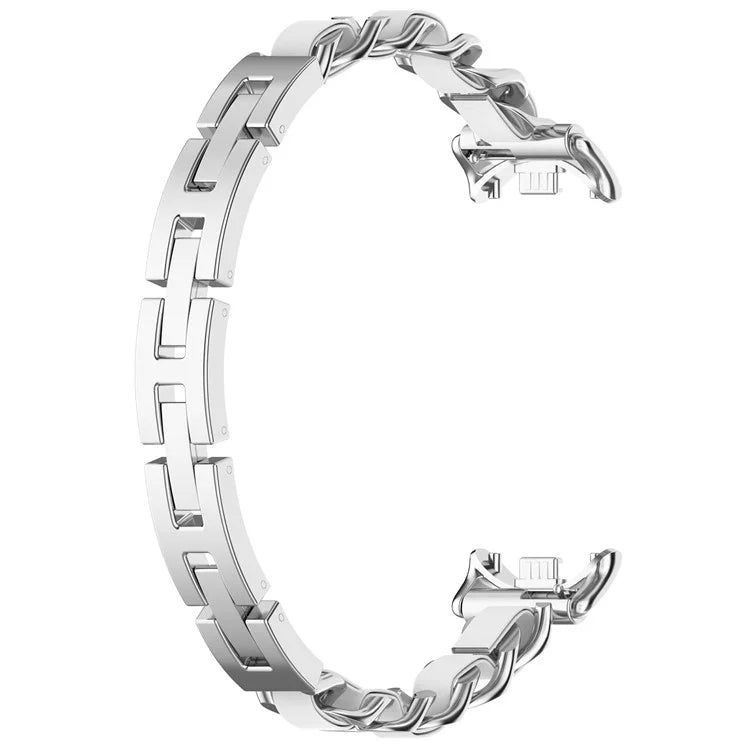For Xiaomi Mi Band 9 / 9 NFC / Smart Band 8 / 8 NFC Stylish Watch Strap Zinc Alloy Bracelet Replacement Band