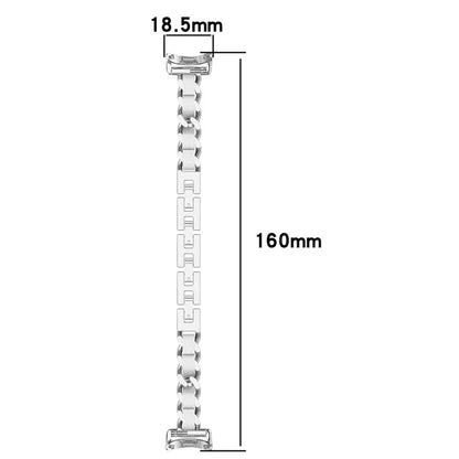 For Xiaomi Mi Band 9 / 9 NFC / Smart Band 8 / 8 NFC Stylish Watch Strap Zinc Alloy Bracelet Replacement Band
