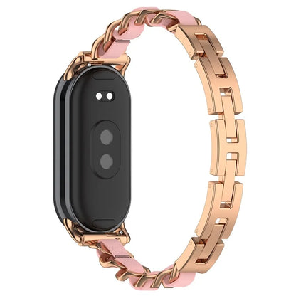 For Xiaomi Mi Band 9 / 9 NFC / Smart Band 8 / 8 NFC Stylish Watch Strap Zinc Alloy Bracelet Replacement Band
