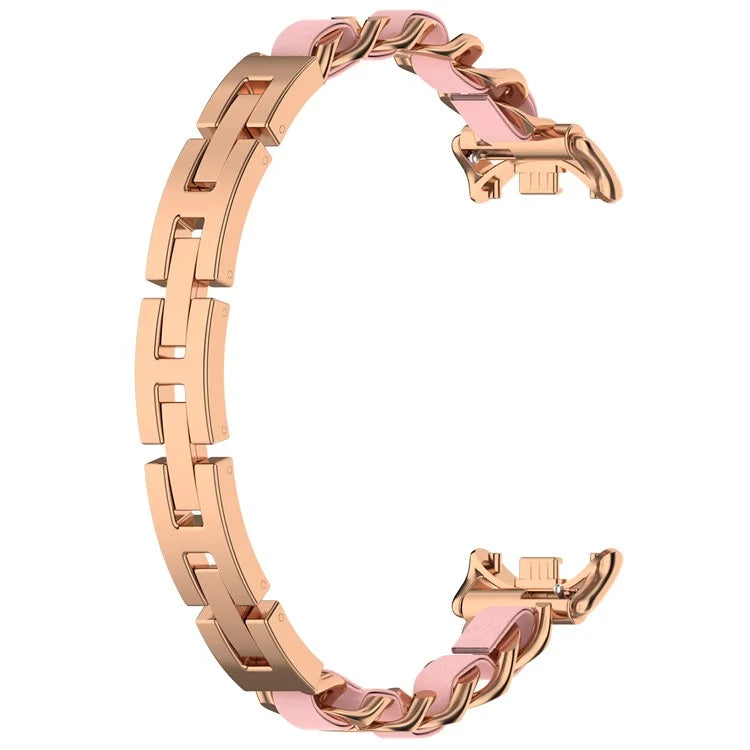 For Xiaomi Mi Band 9 / 9 NFC / Smart Band 8 / 8 NFC Stylish Watch Strap Zinc Alloy Bracelet Replacement Band