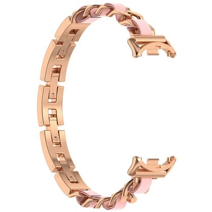 For Xiaomi Mi Band 9 / 9 NFC / Smart Band 8 / 8 NFC Stylish Watch Strap Zinc Alloy Bracelet Replacement Band