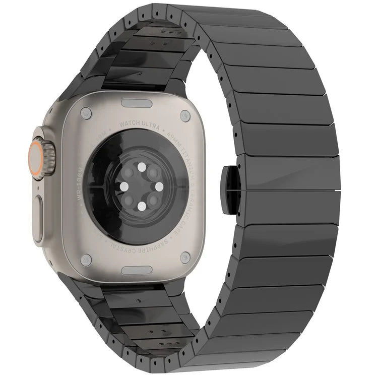 For Apple Watch 10 46mm / Ultra 2 / Ultra 49mm / 9 8 7 45mm / SE (2023) SE (2022) SE 6 5 4 44mm / 3 2 1 42mm Replacement 1-Bead Alloy Watch Band
