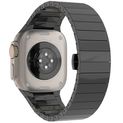 For Apple Watch 10 46mm / Ultra 2 / Ultra 49mm / 9 8 7 45mm / SE (2023) SE (2022) SE 6 5 4 44mm / 3 2 1 42mm Replacement 1-Bead Alloy Watch Band
