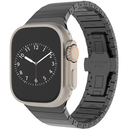 For Apple Watch 10 46mm / Ultra 2 / Ultra 49mm / 9 8 7 45mm / SE (2023) SE (2022) SE 6 5 4 44mm / 3 2 1 42mm Replacement 1-Bead Alloy Watch Band
